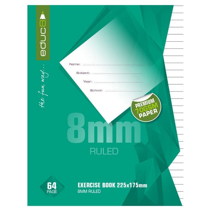 EDUC8 Exercise Books