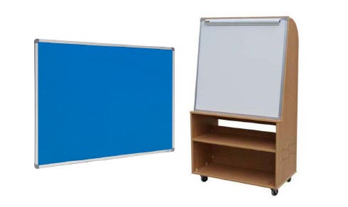 Whiteboards & Pinboard